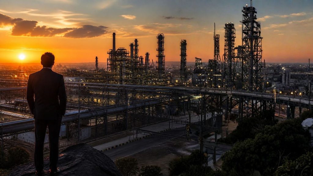 Industrial infrastructure representing business growth and scalable systems