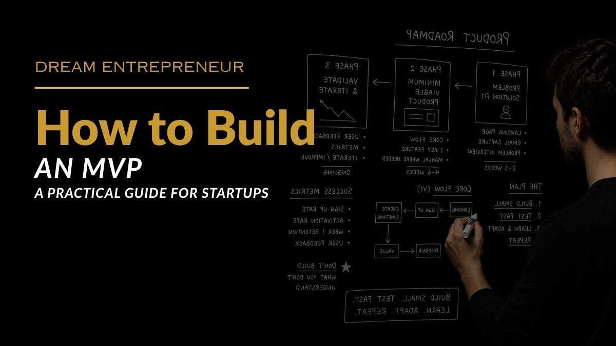 Founder planning how to build an MVP