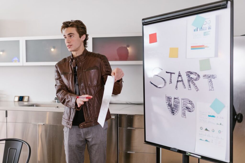 entrepreneur comparing startup funding options