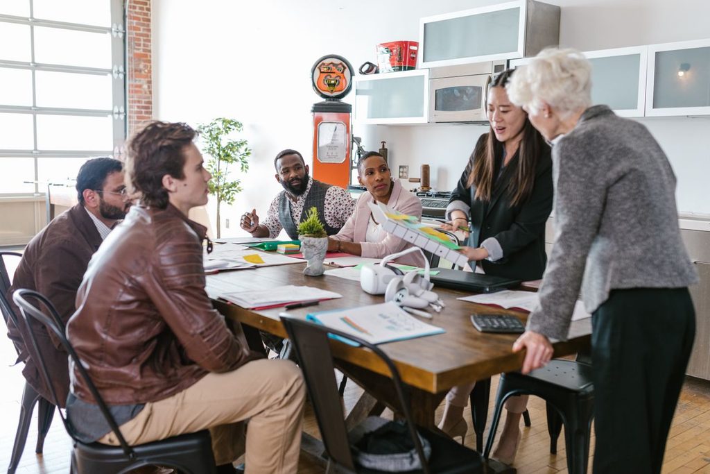 Startup founder validating a business idea with potential customers