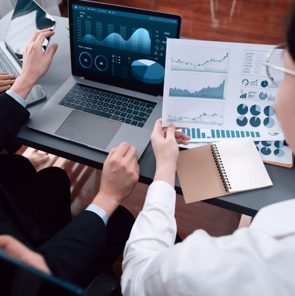 Entrepreneur making a strategic business decision
