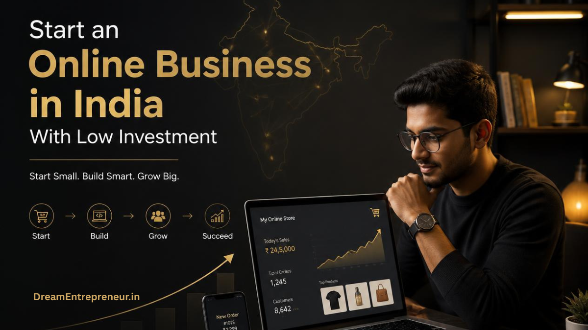 Start an online business in India with low investment
