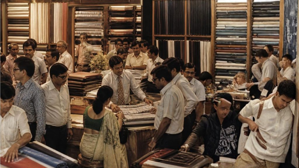 Textile retail distribution and customer reach in India's growing market