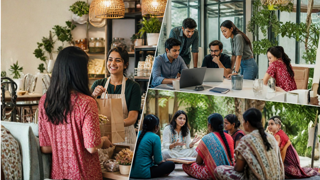 Examples of different types of entrepreneurship and businesses