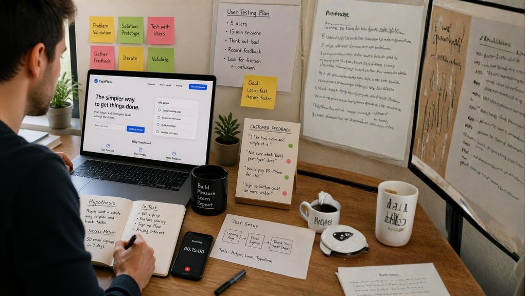 validate a business idea with a startup prototype
