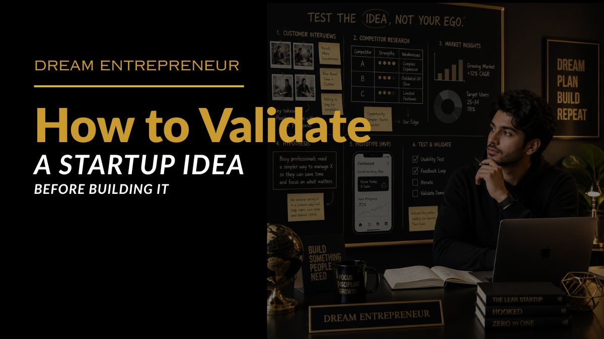 How to Validate a Startup Idea Before Building It
